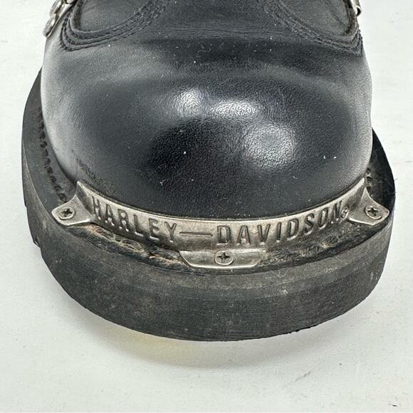 Harley-Davidson Men’s Brake Light Leather Riding Boots - BLACK - Picture 7 of 14